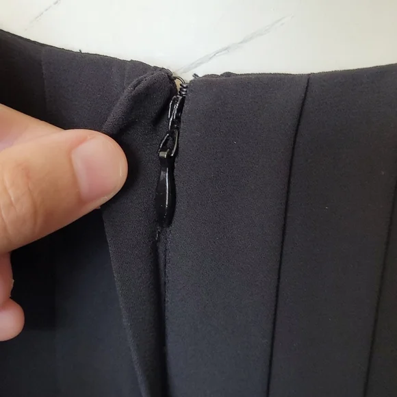 Polo Ralph Lauren Black Pleated Sleeveless Dress - Picture 7 of 10